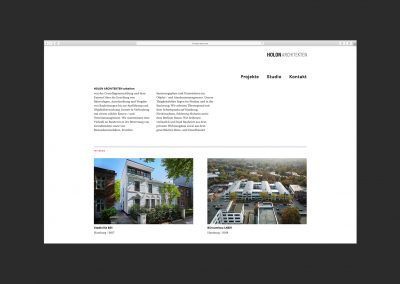 Holon Architekten | Website